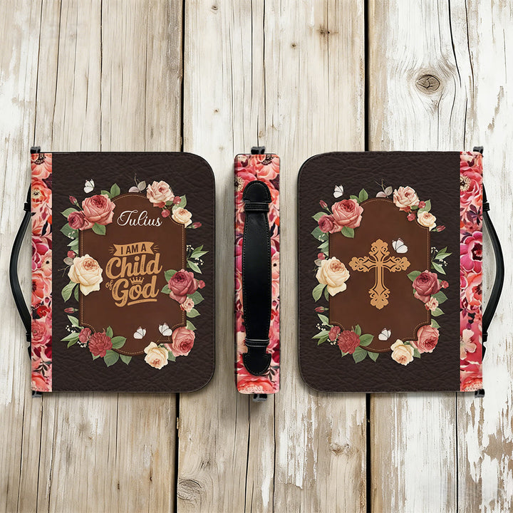 Christianartworkshop I Am a Child of God Cross Bible Cover: Tender Identity for His Word - image 10