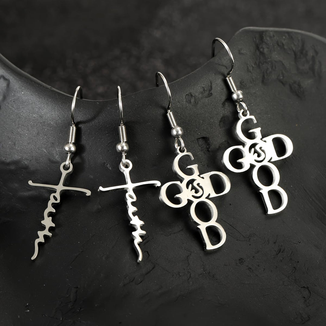Christianartworkshop Cross & Grace Faith Earring: Delicate Belief for Daily Wear - image 2