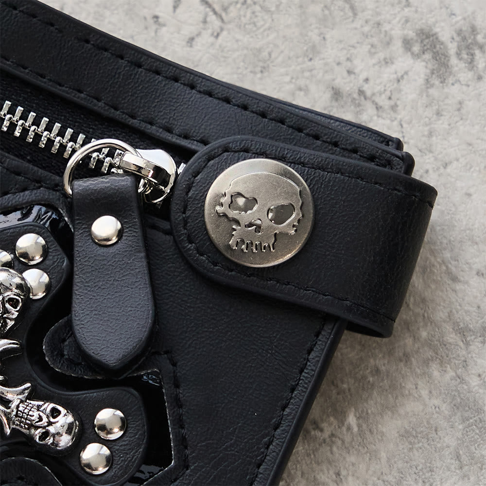 Christianartworkshop Chain/Non-Chain Cross & Skull Faith Wallet: Quiet Reminder of Conviction - image 7