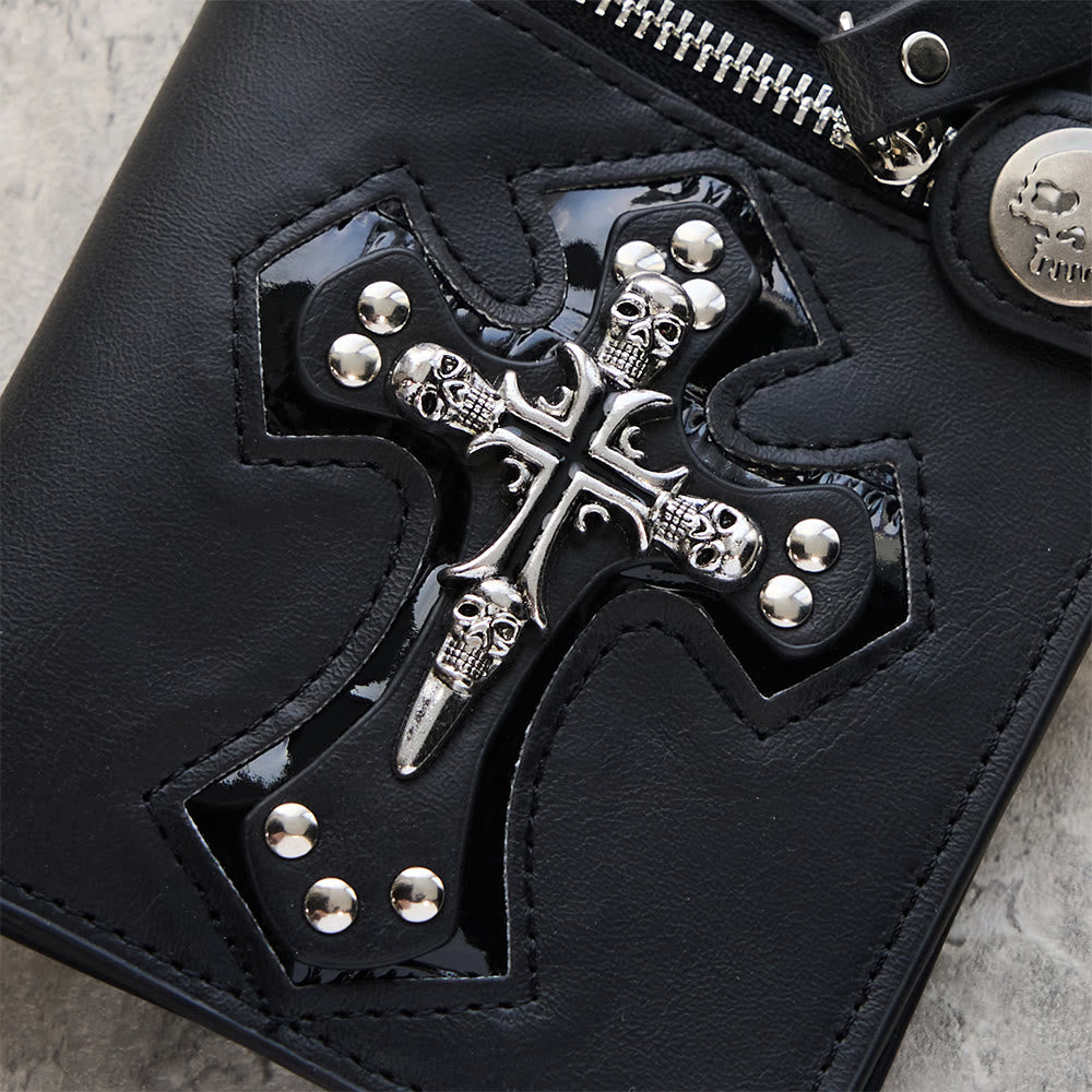 Christianartworkshop Chain/Non-Chain Cross & Skull Faith Wallet: Quiet Reminder of Conviction - image 6
