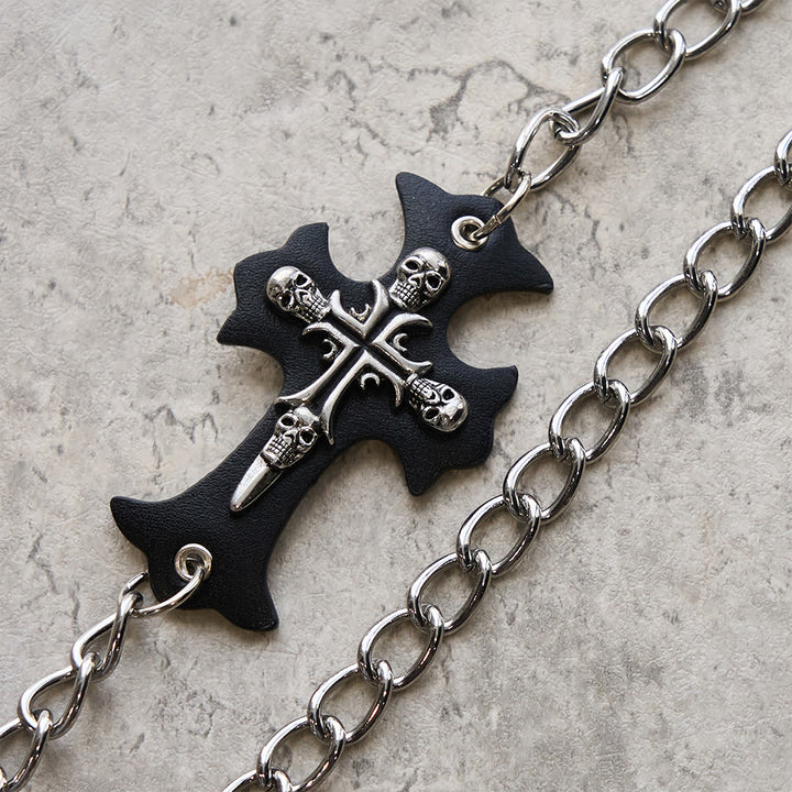 Christianartworkshop Chain/Non-Chain Cross & Skull Faith Wallet: Quiet Reminder of Conviction - image 2