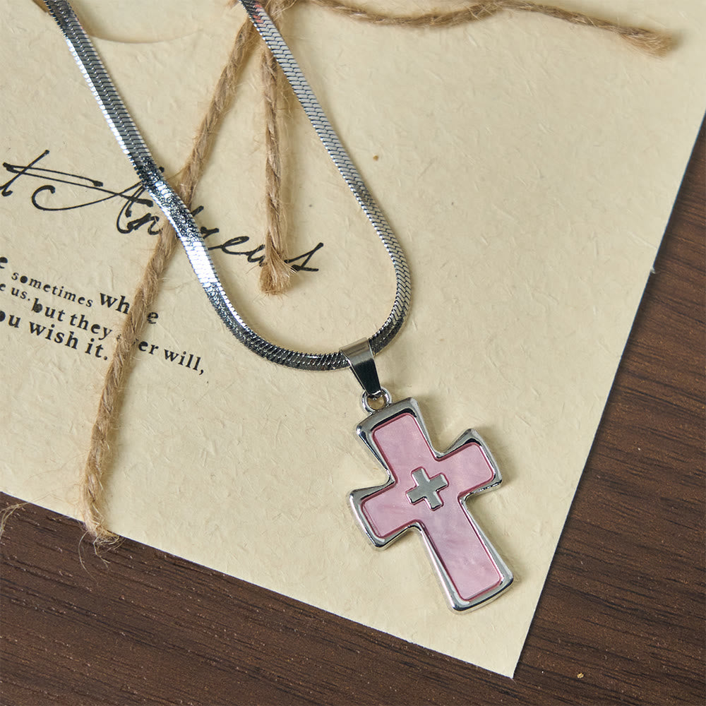 Christianartworkshop Double-Cross Two-Color Necklace: Steadfast Faith for Daily Wear - image 1