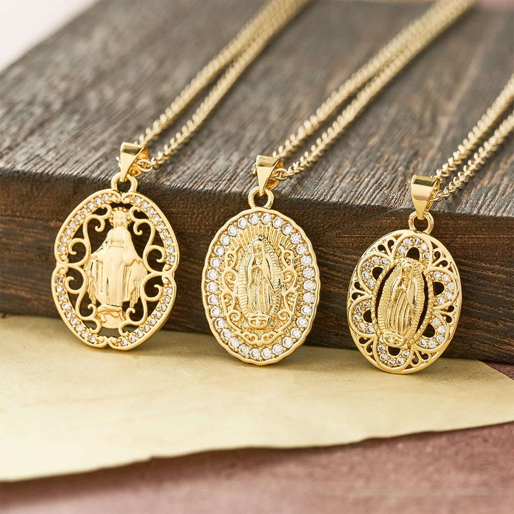 FREE Today: Our Lady Three-Design Necklace: Steady Companion for Quiet Routines - image 1