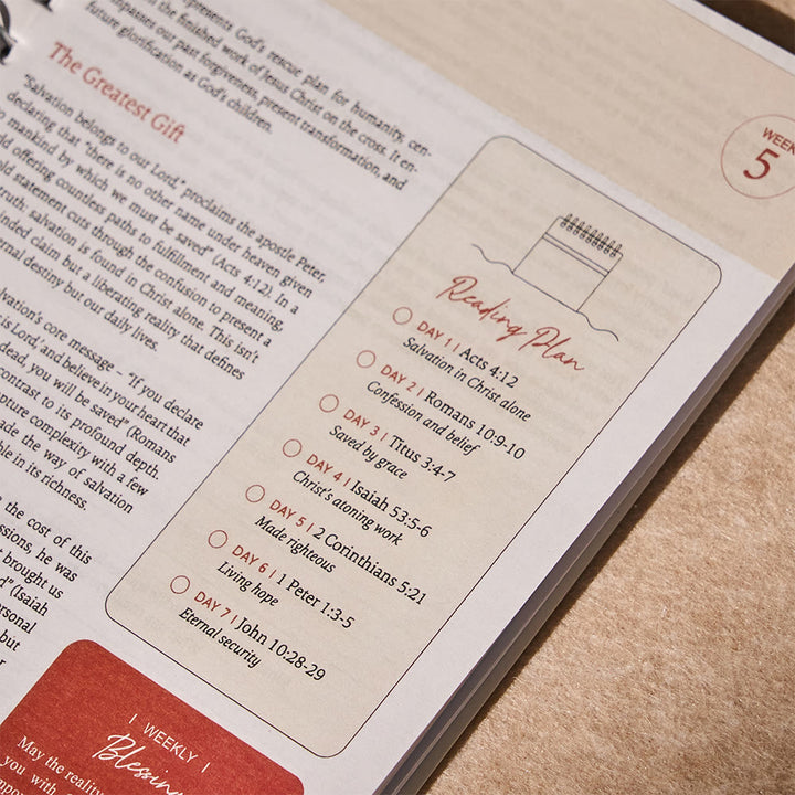 Christianartworkshop Blue-Accent Bible Guide: Soothing Grace for Busy Days - image 8