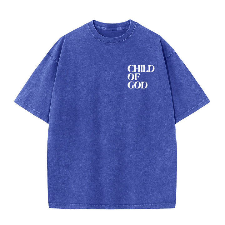 Christianartworkshop Child of God Graphic Unisex Washed T-Shirt - image 10