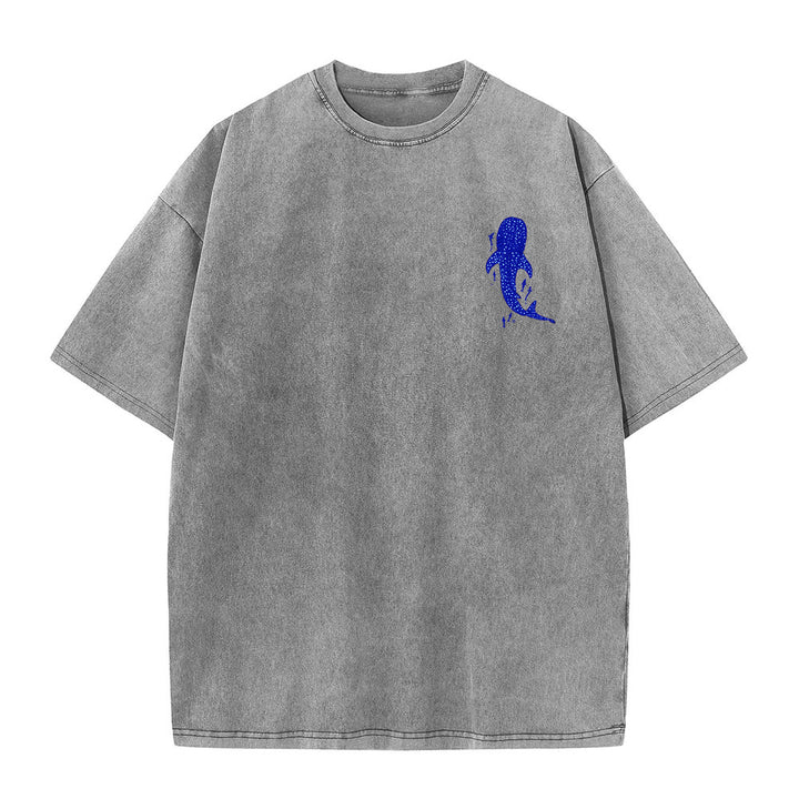 Christianartworkshop I Will Be With You Double Sided Unisex Washed T-shirt - image 3