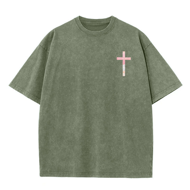 Christianartworkshop His Mercies Are New Double Sided Unisex Washed Christian T-Shirt - image 12