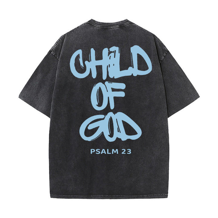 Christianartworkshop "CHILD OF GOD" Adult Washed T-Shirt - image 0