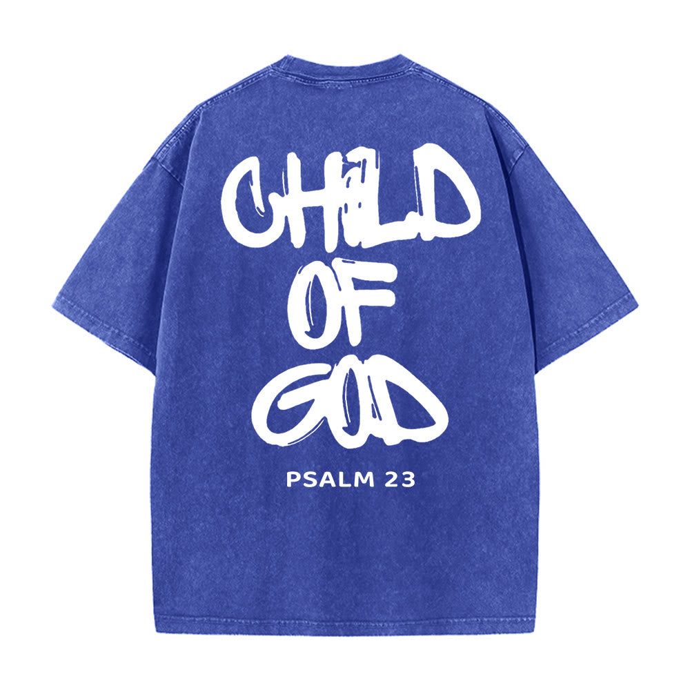 Christianartworkshop "CHILD OF GOD" Adult Washed T-Shirt - image 9