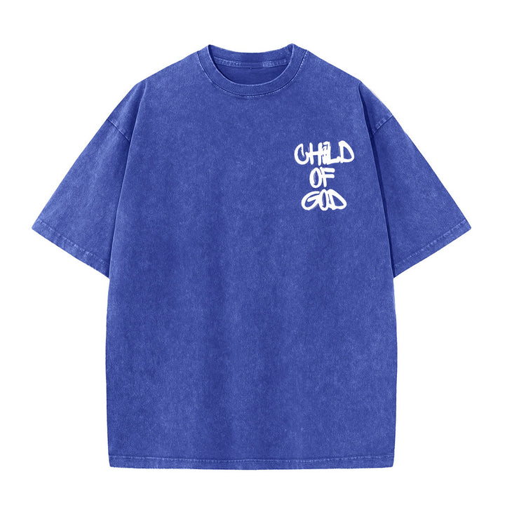 Christianartworkshop "CHILD OF GOD" Washed T-Shirt - image 8