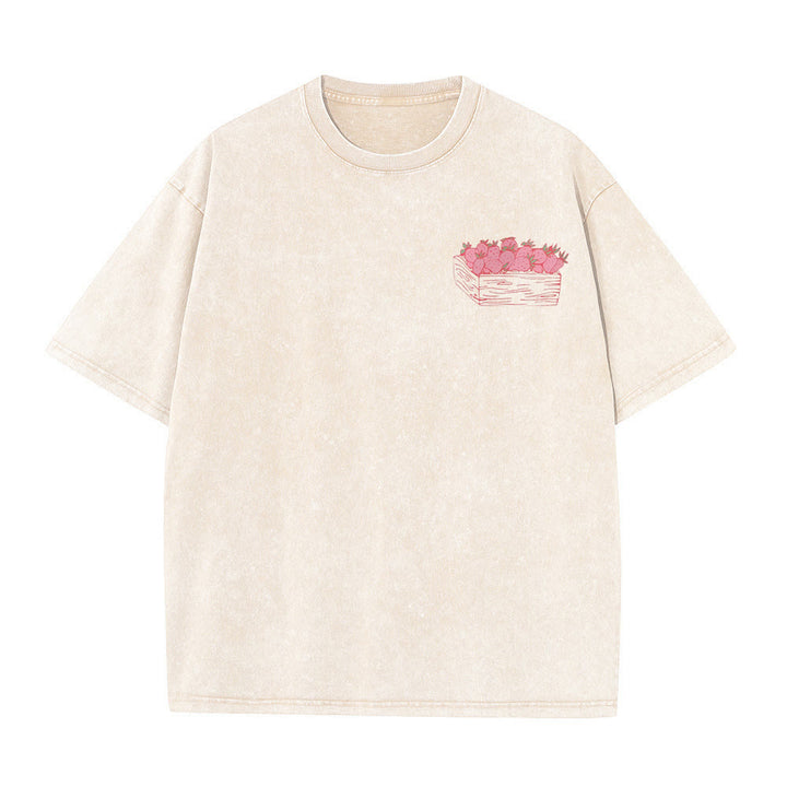 Christianartworkshop Fruit Of The Spirit Unisex Washed T-Shirt - image 15