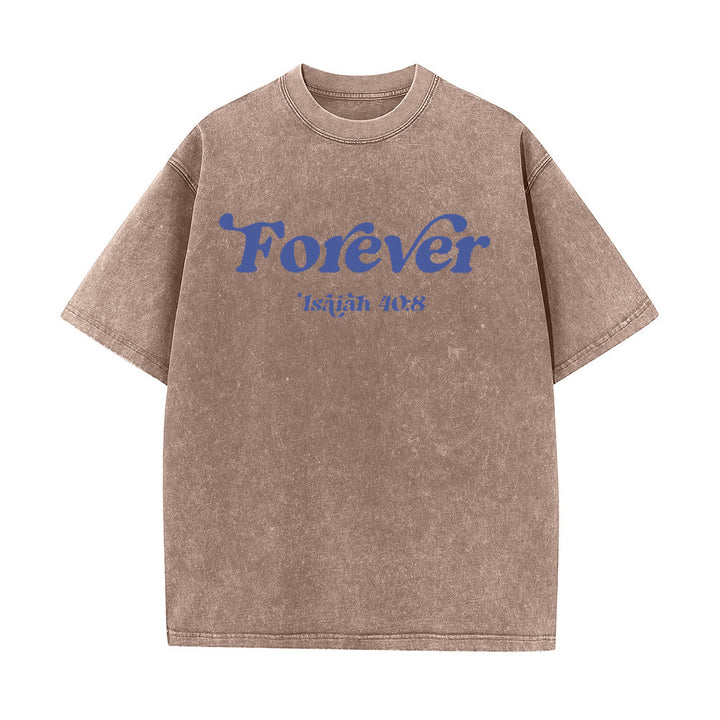 Christianartworkshop Eternal Word of God Unisex Washed T-Shirt - image 18