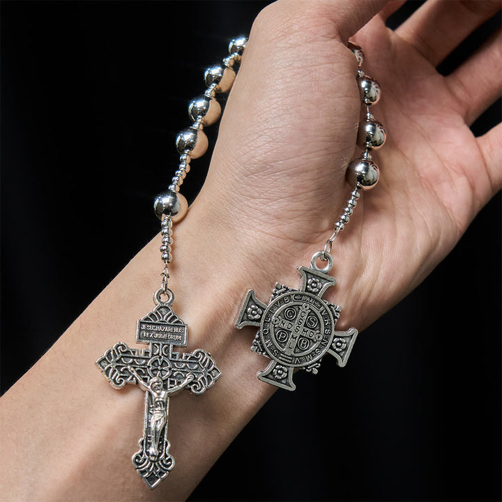 Christianartworkshop The Four Protect Battle Beads Pocket Rosary Series in 4 Warrior Finishes - image 1