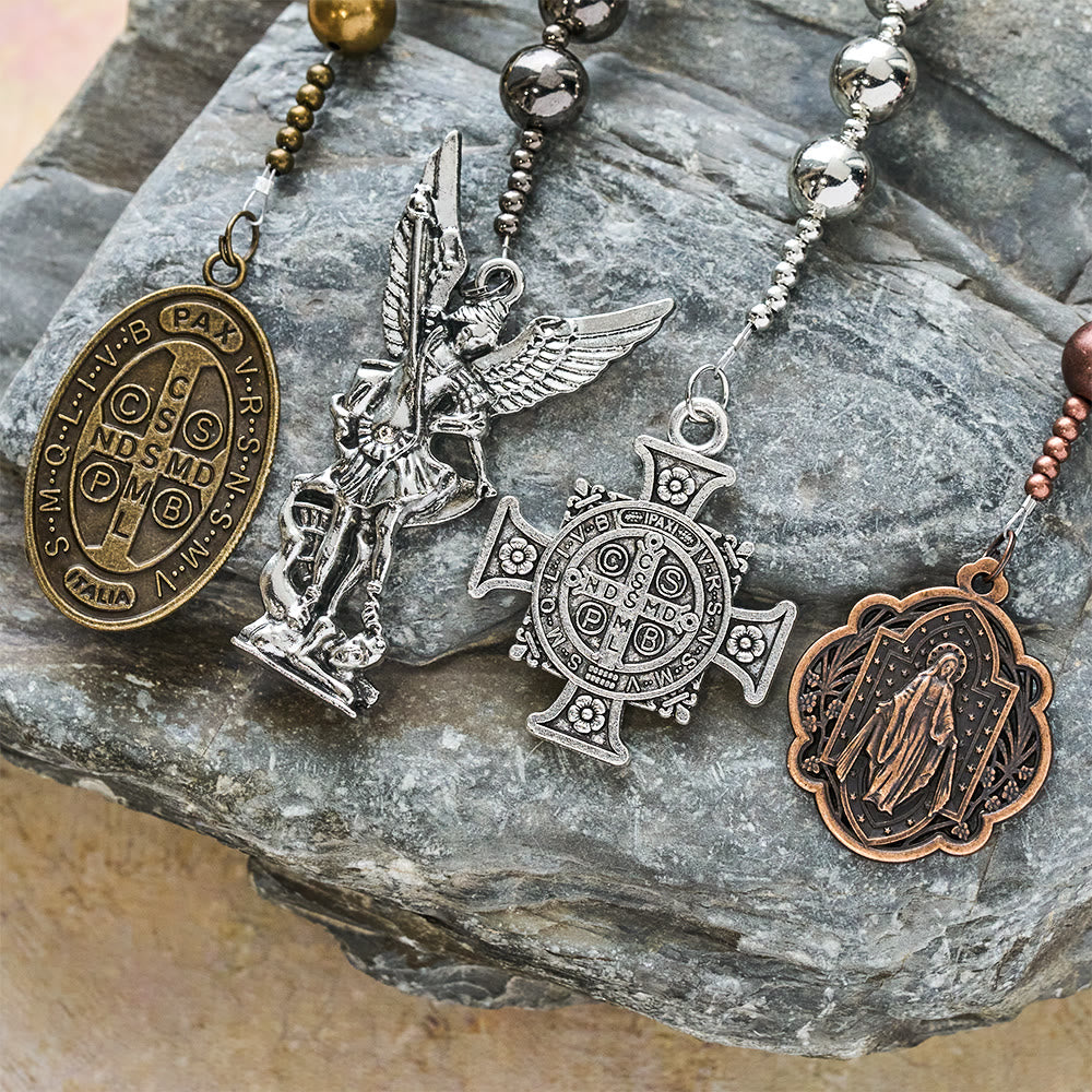 FREE Today: The Four Protect Battle Beads Pocket Rosary Series in 4 Warrior Finishes - image 3