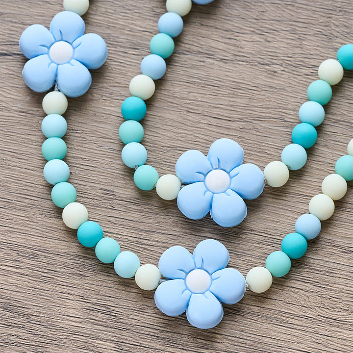 FREE Today: Colorful Children Rosary Beads Set: Soft Silicone Flowers in Pink Purple Blue for First Prayer - image 20