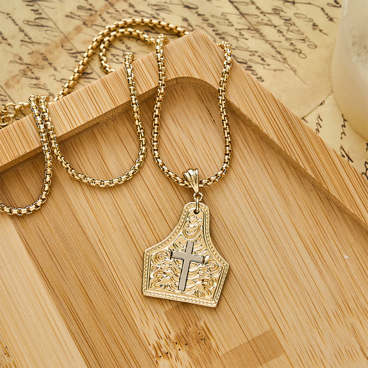 Christianartworkshop Ornate Cross Pendant Necklace: Steadfast Faith for Daily Wear - image 2