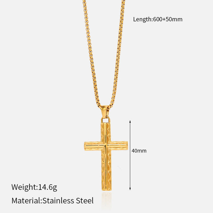 Christianartworkshop Multi-Design Cross Necklace: Quiet Reminder of His Faithfulness - G - image 9