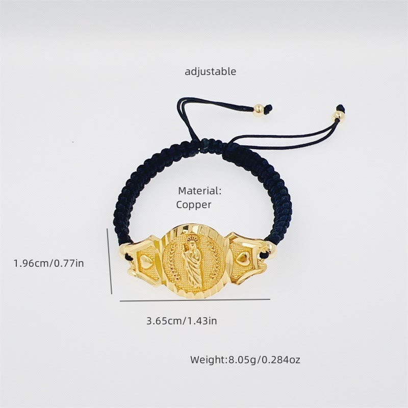 Christianartworkshop Multi-Cord Our Lady Bracelet: Quiet Reminder of Her Care - image 7