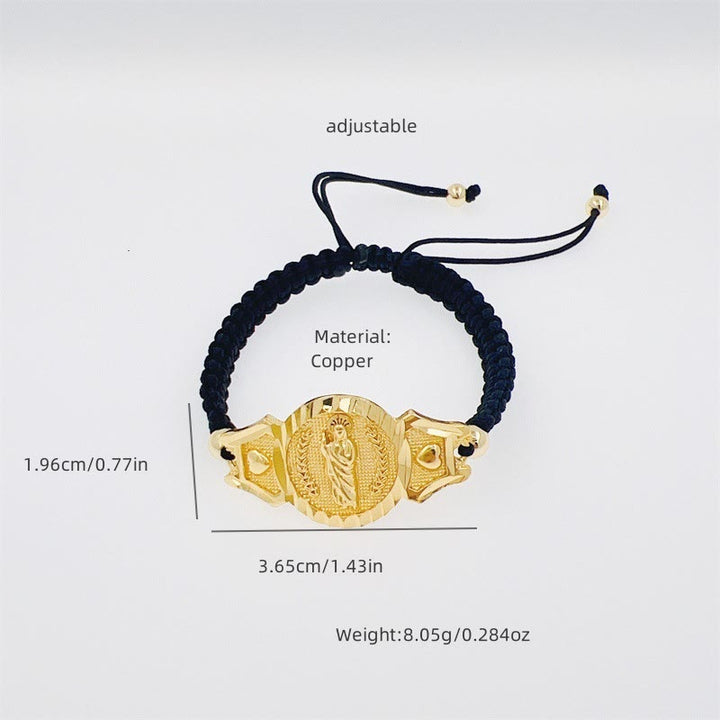 Christianartworkshop Multi-Cord Our Lady Bracelet: Quiet Reminder of Her Care - image 7