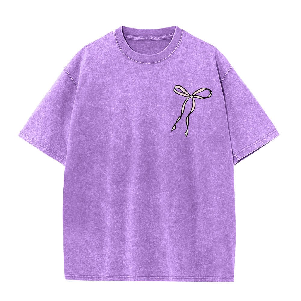 Christianartworkshop Faith Over Fear Unisex Washed T-Shirt - image 17