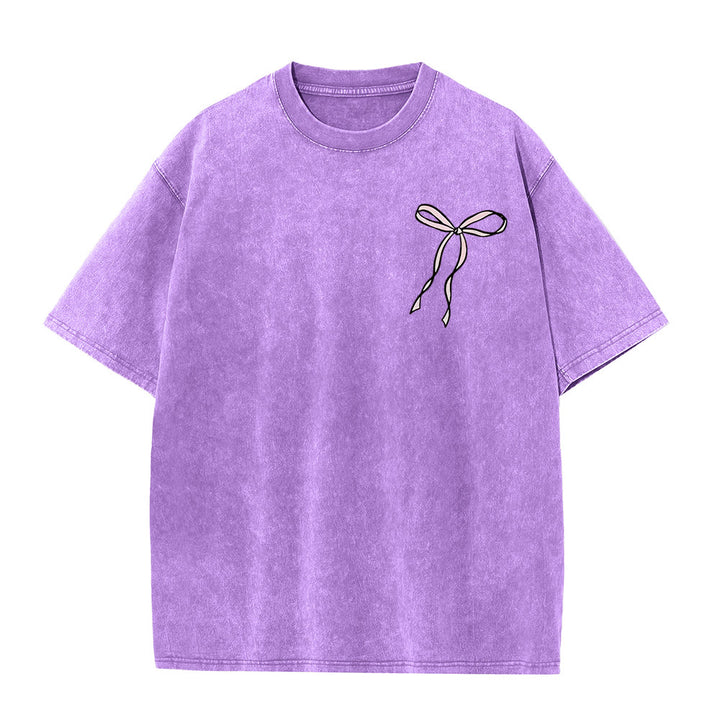 Christianartworkshop Faith Over Fear Unisex Washed T-Shirt - image 17