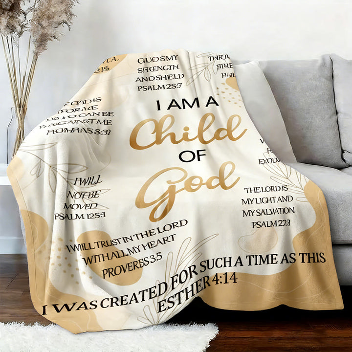 Christianartworkshop I Am A Child of God Faith Tapestry: His Identity in Comfort - image 5