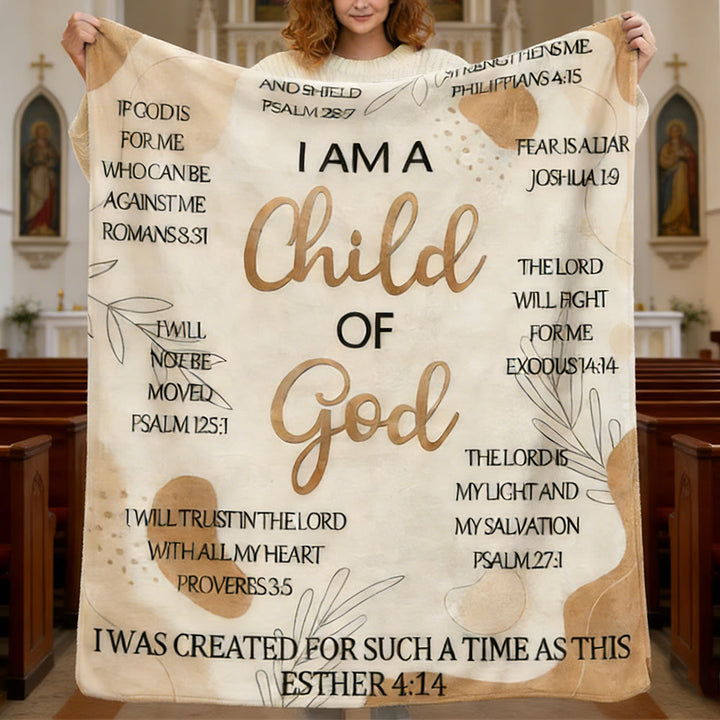 Christianartworkshop I Am A Child of God Faith Tapestry: His Identity in Comfort - image 4