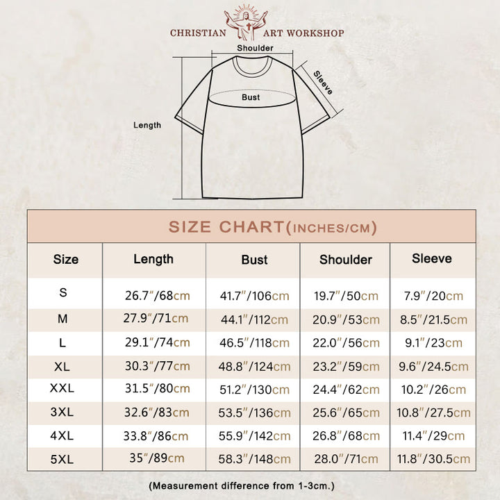 Christianartworkshop His Mercies Are New Double Sided Unisex Washed Christian T-Shirt - image 2