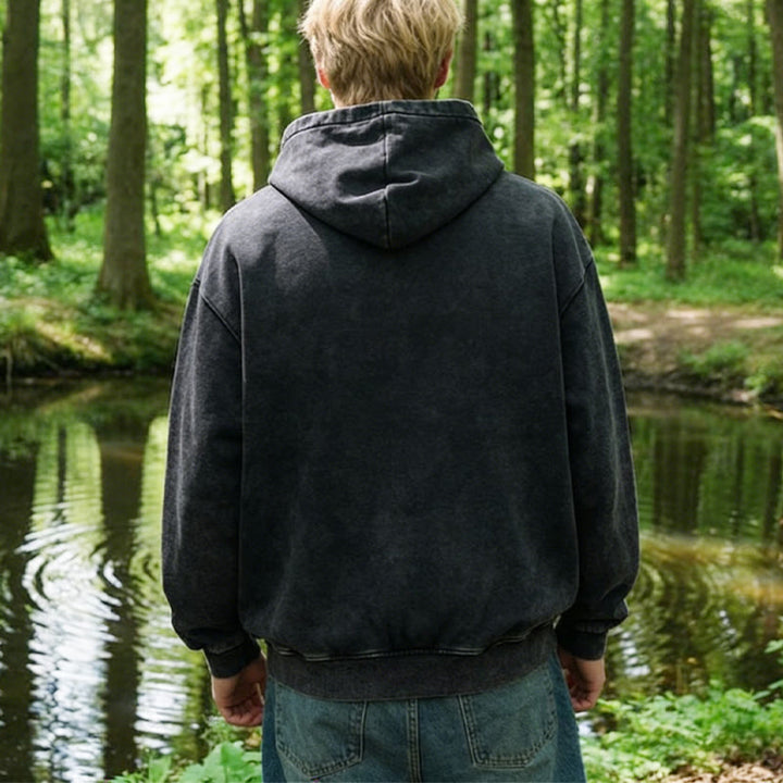 Christianartworkshop Philippians 4:13 Cross Zip-Up Hooded Jacket: Biblical Inspiration in Casual Wear - image 9