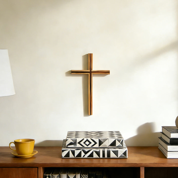 Christianartworkshop Organic Cross Wall Decor: Quiet Reminder of His Sacrifice - image 1