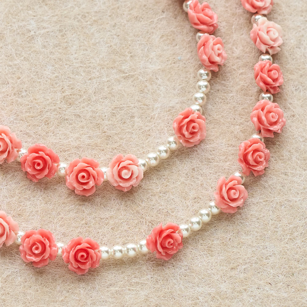 Christianartworkshop Soft Pink Camellia Rosary with Our Lady: Gentle Faith Accessory - image 4