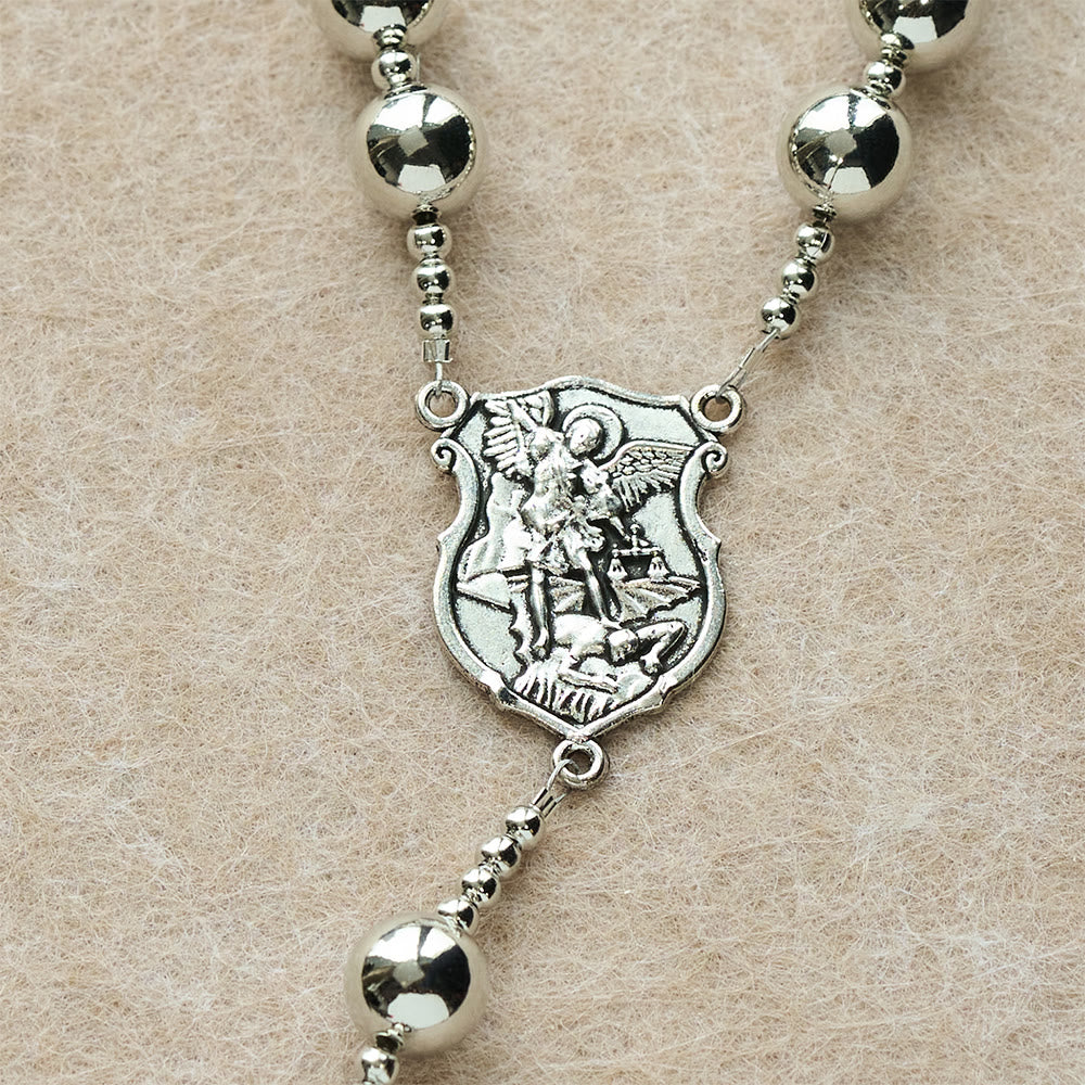 Christianartworkshop Archangel Guardian Battle Rosary: Protect-Focused Faith Beads - image 6