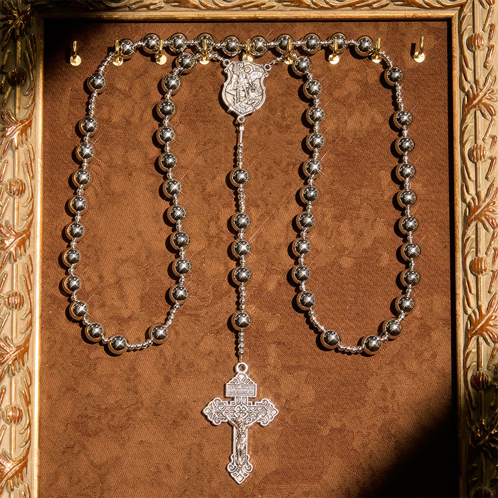 Christianartworkshop Archangel Guardian Battle Rosary: Protect-Focused Faith Beads - image 5
