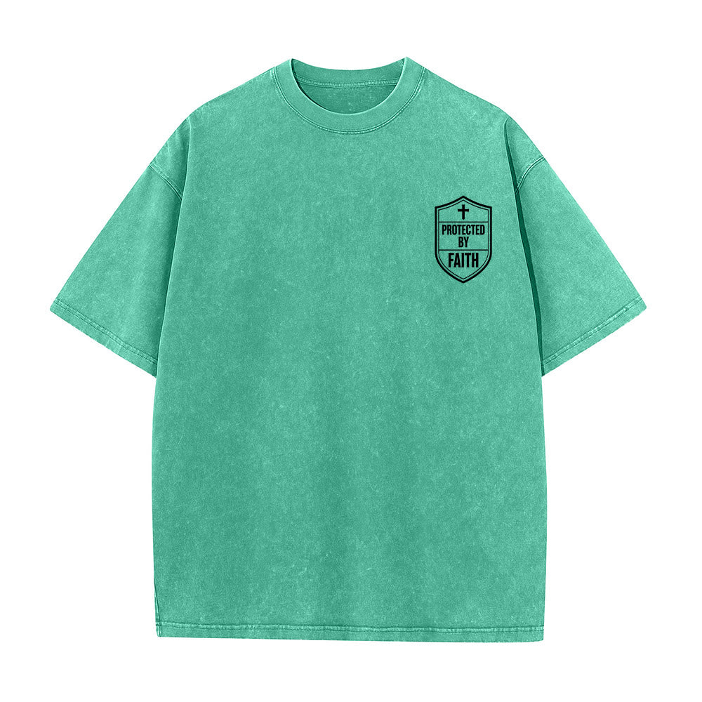 Christianartworkshop Strength in Him Isaiah 40:31 Graphic Unisex Washed T-Shirt - image 19