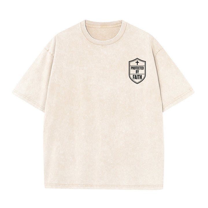 Christianartworkshop Strength in Him Isaiah 40:31 Graphic Unisex Washed T-Shirt - image 5