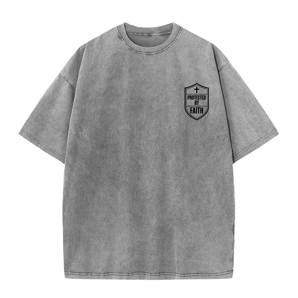 Christianartworkshop Strength in Him Isaiah 40:31 Graphic Unisex Washed T-Shirt - image 7