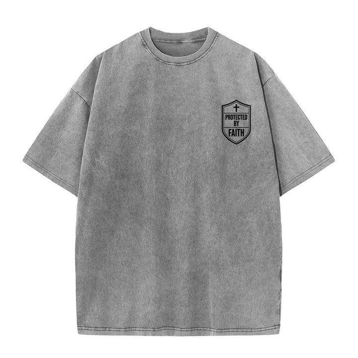 Christianartworkshop Strength in Him Isaiah 40:31 Graphic Unisex Washed T-Shirt - image 7