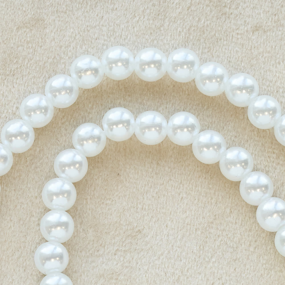 Christianartworkshop Elegant Beaded Strand Cross Charm Toggle Necklace: Wear His Comfort Daily - image 7