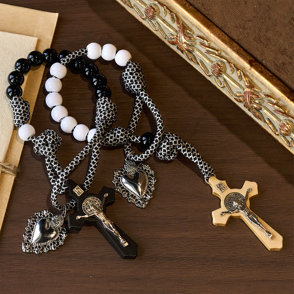 Christianartworkshop Eternal Love Couple Pocket Rosary Set