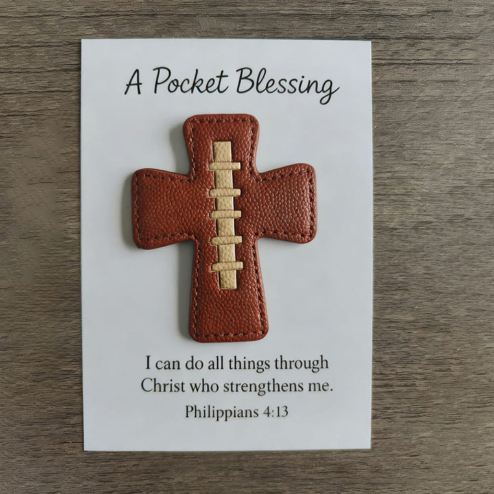 Christianartworkshop 3-Color Pocket Cross: Sport-Themed & Sacred Symbol for Daily Carry - image 5