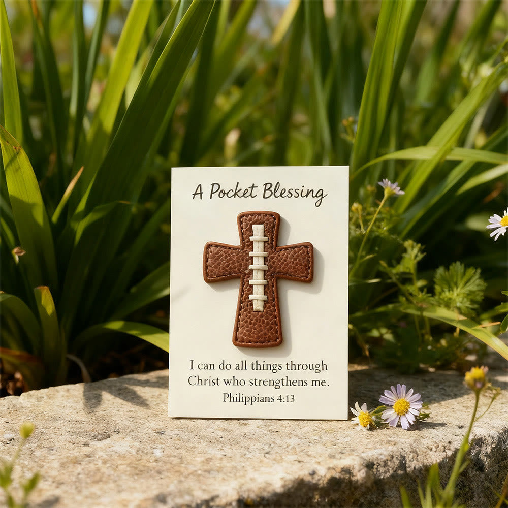Christianartworkshop 3-Color Pocket Cross: Sport-Themed & Sacred Symbol for Daily Carry - image 4