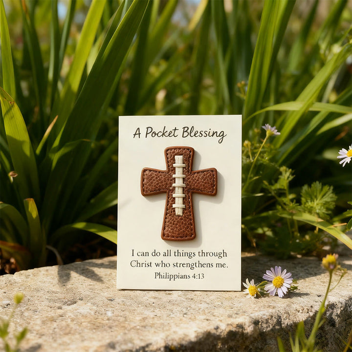 Christianartworkshop 3-Color Pocket Cross: Sport-Themed & Sacred Symbol for Daily Carry - image 4