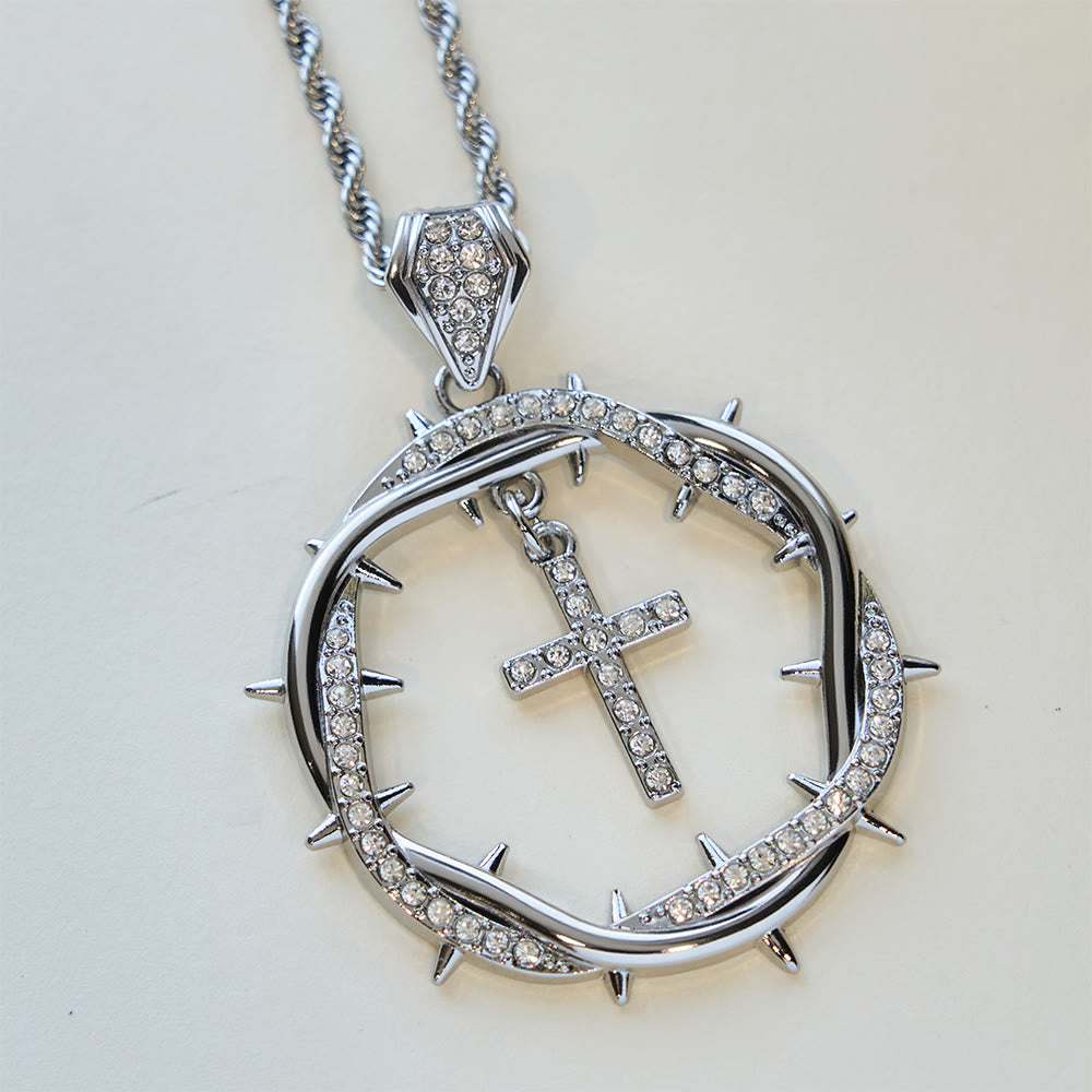 FREE Today: Thorn Crown & Cross Pendant: Faith & Grace Reminder for Daily Wear - image 9