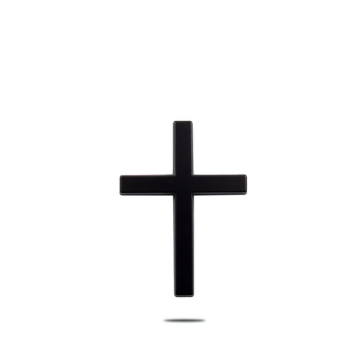Christianartworkshop Durable Metal Cross Car Decal: Remind of His Quiet Guidance on the Road - Black - image 12