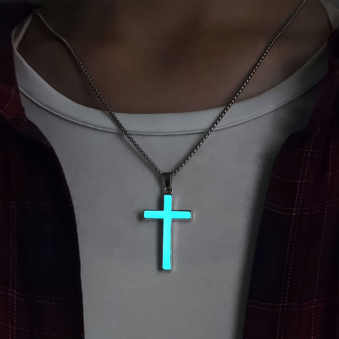 FREE Today: Luminous Cross Necklace & Beaded Bracelet Set: Remind of His Quiet Light - image 2