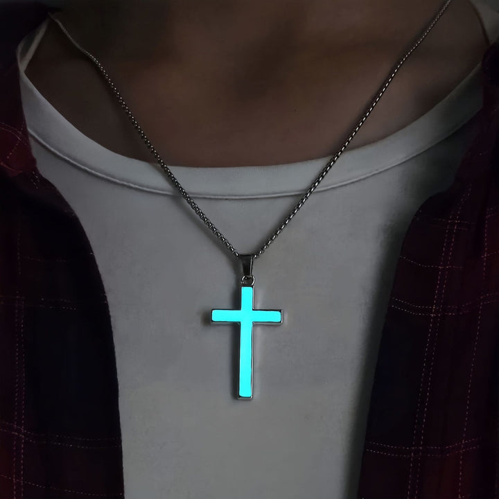 FREE Today: Luminous Cross Necklace & Beaded Bracelet Set: Remind of His Quiet Light - image 2