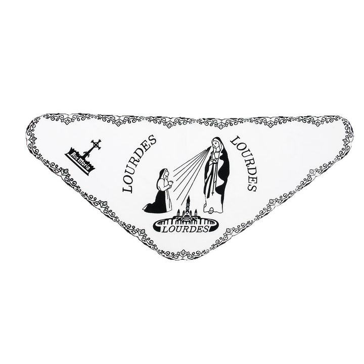 Christianartworkshop Lourdes Apparition Sheer Veil Scarf: Embody Her Tender Intercession - image 3