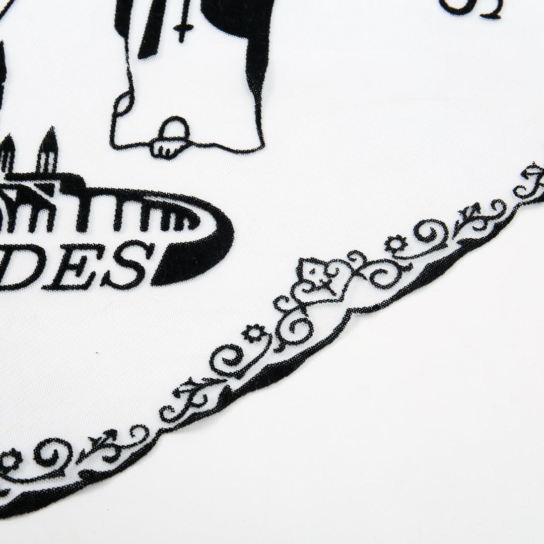 Christianartworkshop Lourdes Apparition Sheer Veil Scarf: Embody Her Tender Intercession - image 4