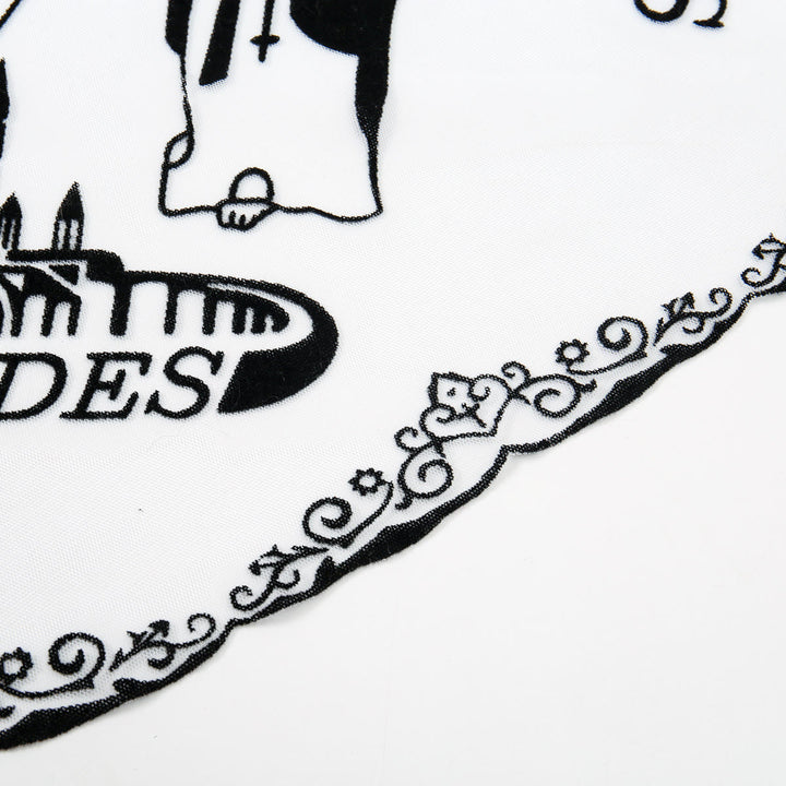 Christianartworkshop Lourdes Apparition Sheer Veil Scarf: Embody Her Tender Intercession - image 4