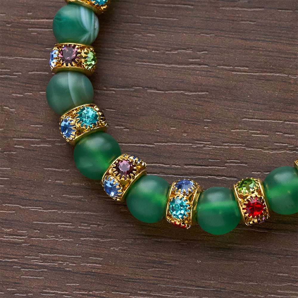 FREE Today: Smooth Frosted Agate Crucifx & Our Lady Bracelet: Remind of His Tender Love - image 12